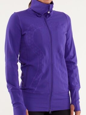 Women’s Purple Full-Zip Hooded Jacket